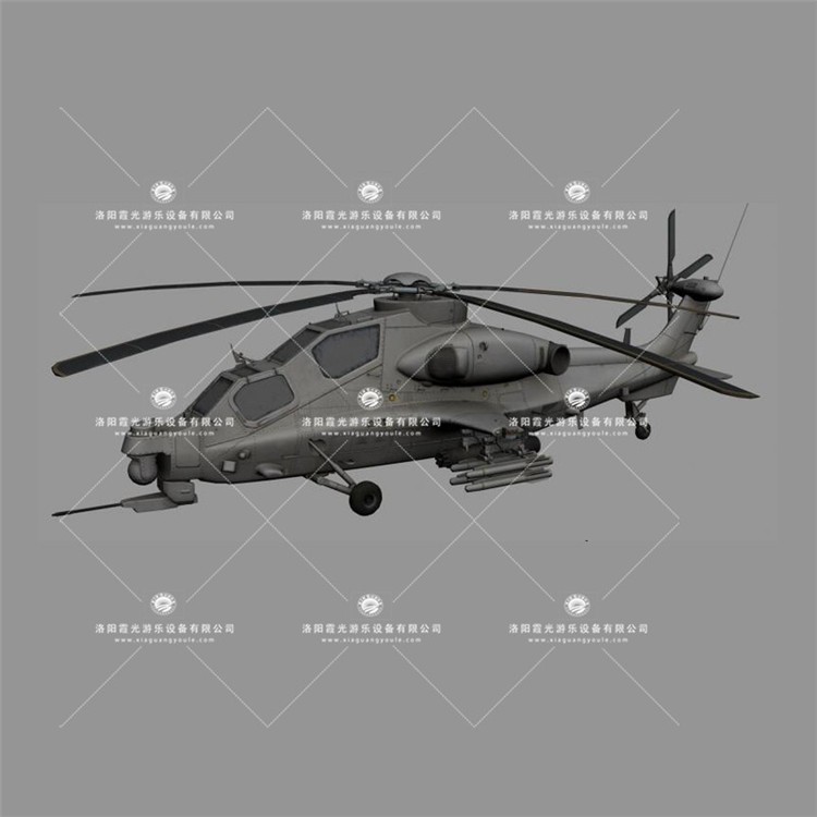 麻涌镇武装直升机3D模型